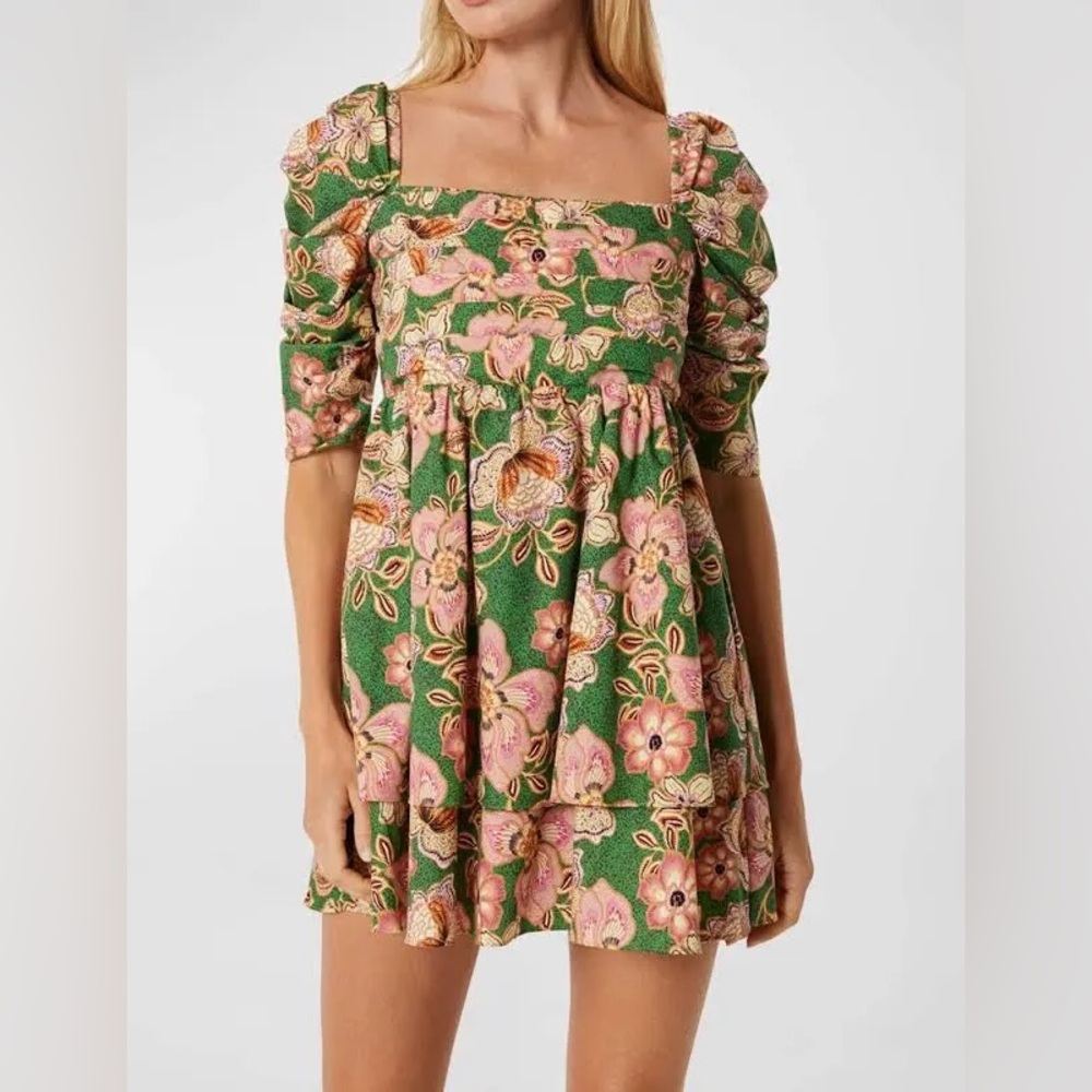 MISA LOS ANGELES kate dress in kelly blossoms size medium